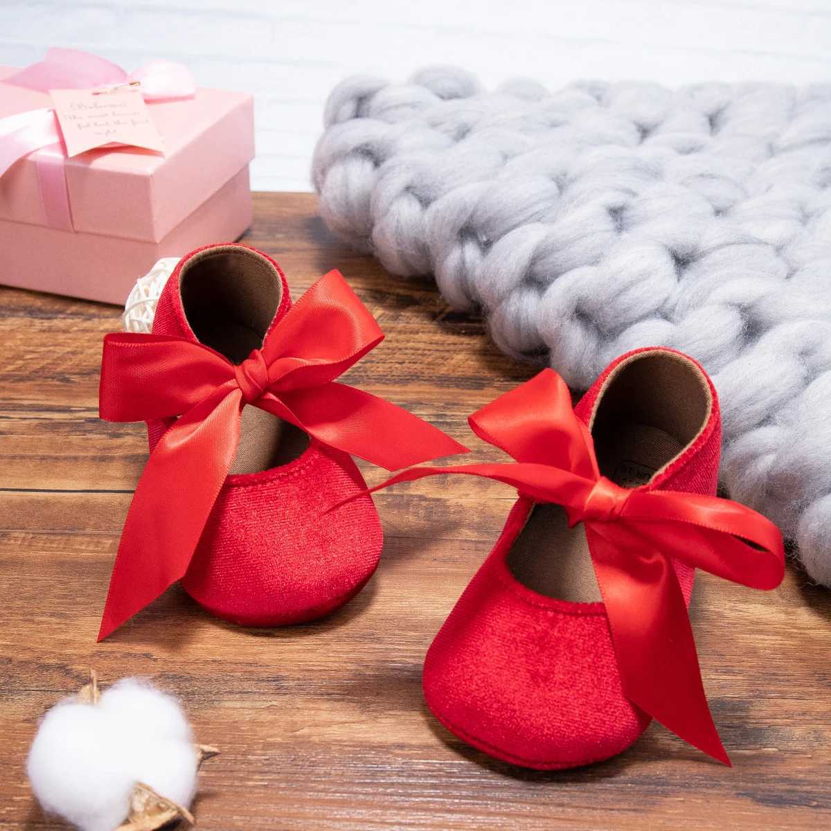 Infant Girl Princess Cute Bow Fringe Shoes Toddler Soft Rubber Sole Anti-Slip Footwear Crib First Walk Shoes 0-18 Months X250129