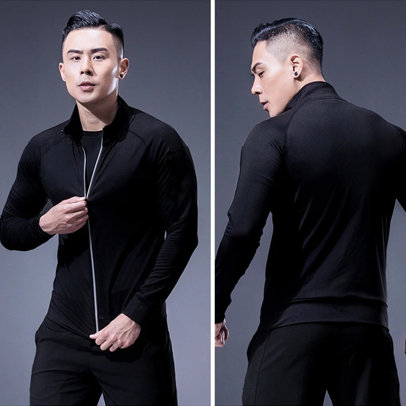 Sport Jackets For Men Sweatshirts Sports Running Breathable Man Compression Hoodies Coat Cover Shirts 250122