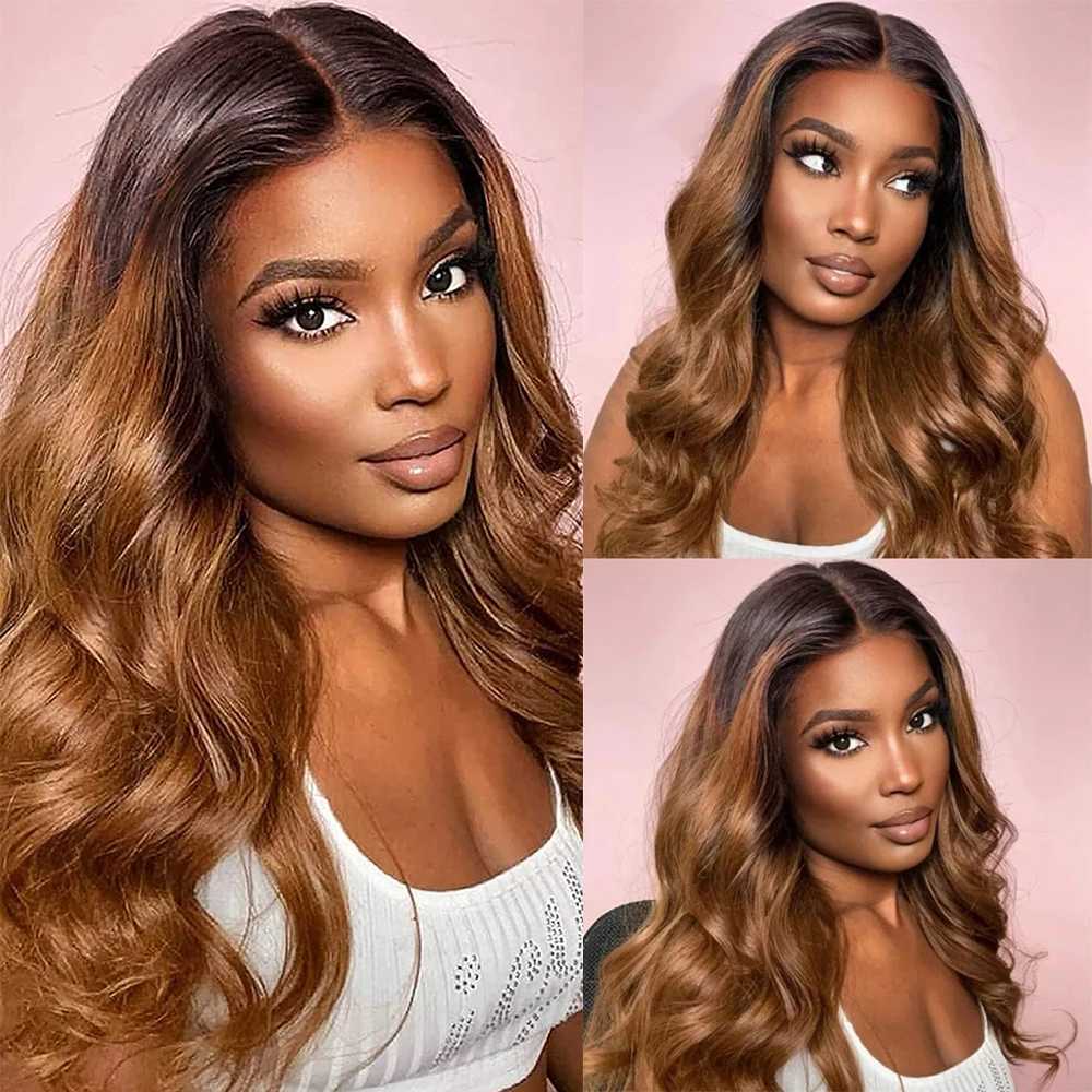 Body Wave Human Hair Bundles With Clo Brazilian Hair Weave Bundles With Clo Ombre Colored 3/4 Bundles With Clo RemyXJ250120