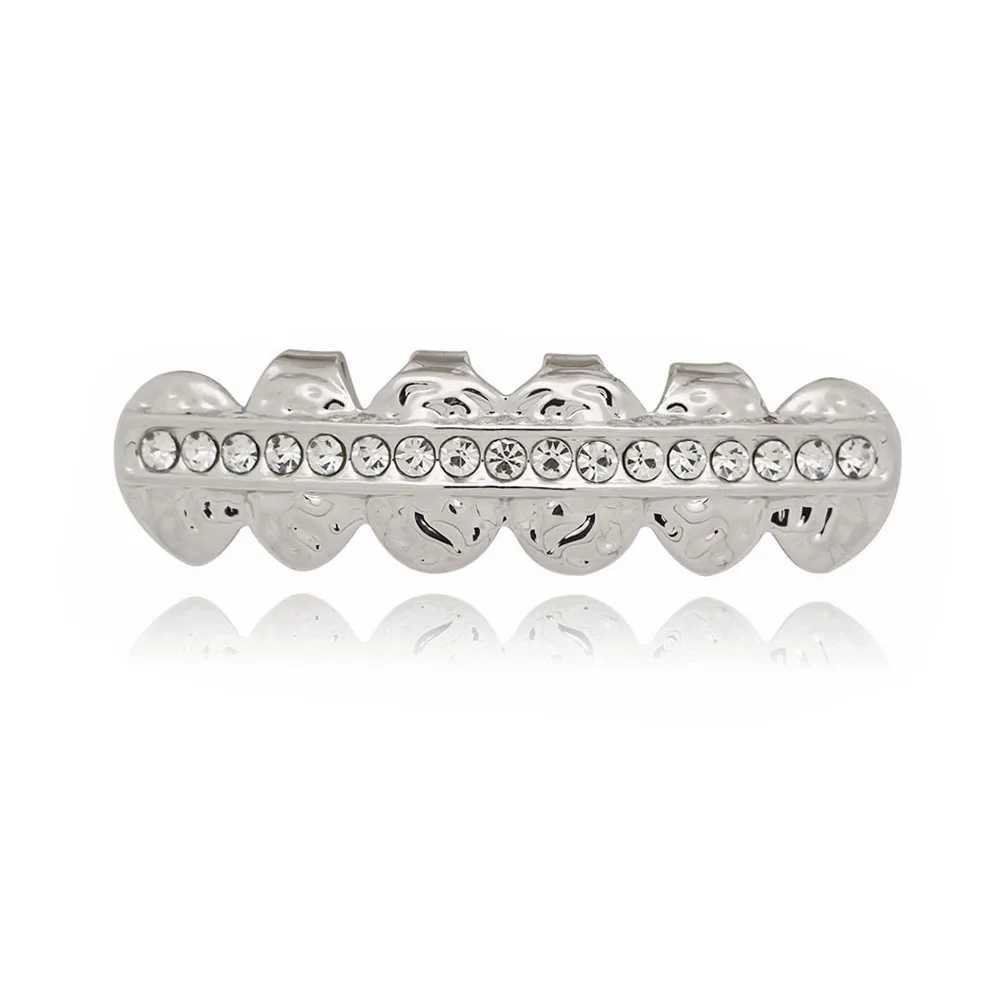 Fashion Gold Plated Teeth Grillz Hip Hop Cool Popular Vampire Gangsta Fang Tooth Cap Mold Kit Body JewelryXJ250114