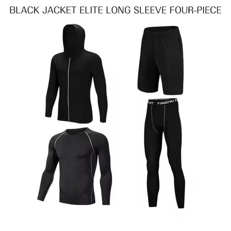 2pcs Mens Compression Sportswear Suit GYM Tight Sports Sets Workout Jogging MMA Fitness Clothing Tracksuit Pants Sporting X250129