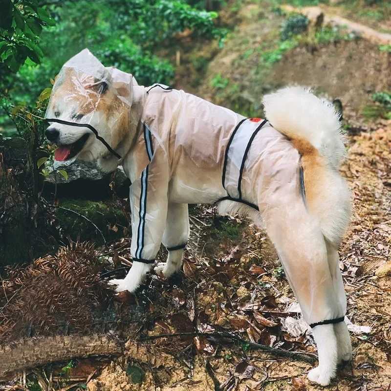 New Clear Pet Raincoat Rain Jacket Waterproof Pet Coat for Samll Medium Dogs Teddy Shiba Dog Poncho Outdoor Walking Pet ClothesXJ250121