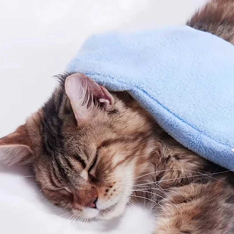 1/2Pcs Pet Bath Gloves Microfiber Quick Drying Dog Cat Bathing Towel Soft Double Sided Puppy Kitten Grooming Gloves Pet Supplies M250118