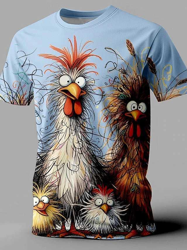 Retro Fashion Latest Mens T-shirt Casual Personality Cool 3D Print T-shirt Summer Outdoor Sports Short Sleeve Large Top MensXJ250117