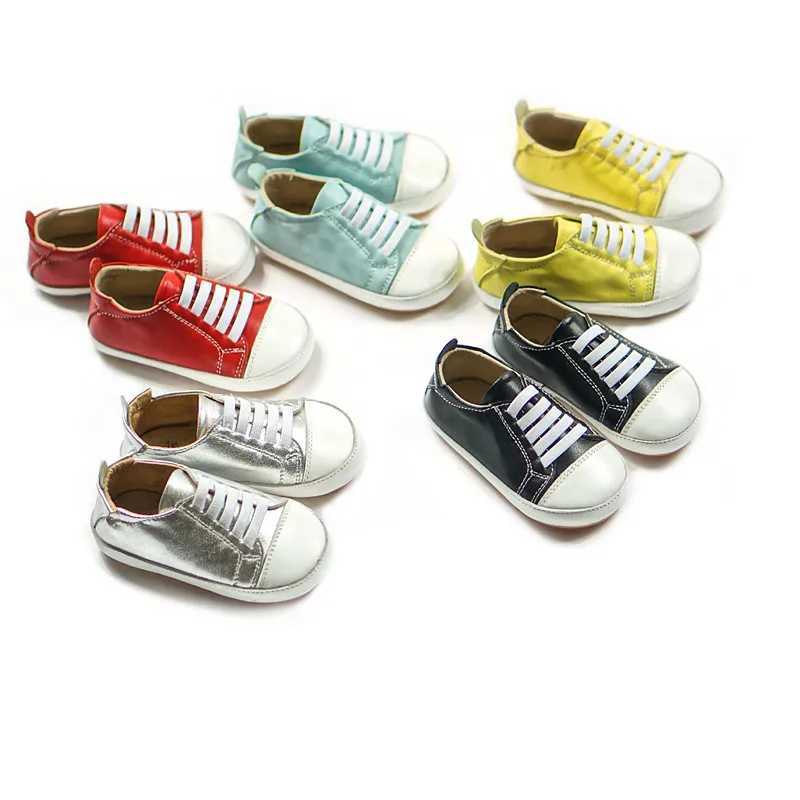 Genuine leather first mover flat baby shoes for toddlers Moccasins anti slip baby 1-6T single shoes X250129