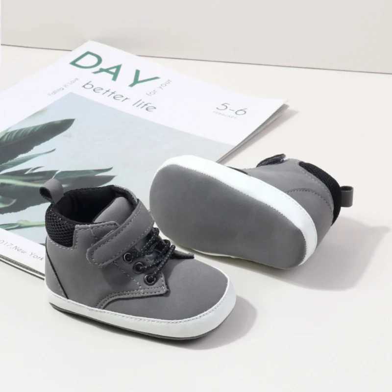 New Baby Shoes Boy Sports Shoes Spring Autumn PU Leather Soft Non-Slip Sole Newborn Toddler Casual Baby Shoes X250129