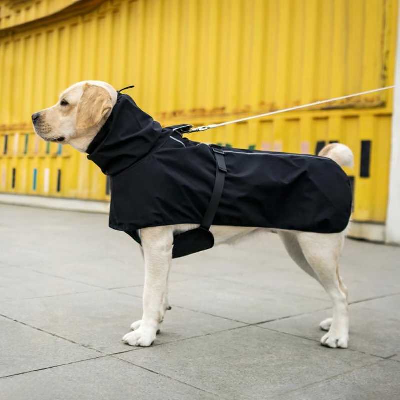 Medium And Large Dog Raincoat Poncho Labrador Golden Retriever Corgi Pet Clothes Outdoor Waterproof Pet Raincoat Dog AccessoriesXJ250121