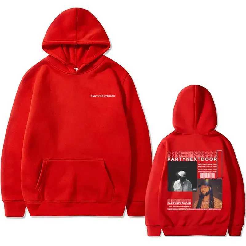 Rapper Partynextdoor Double sided Printed Hoodie Mens Casual Street Wear Mens Hip Hop Retro Sweatshirt WKXJ2500118