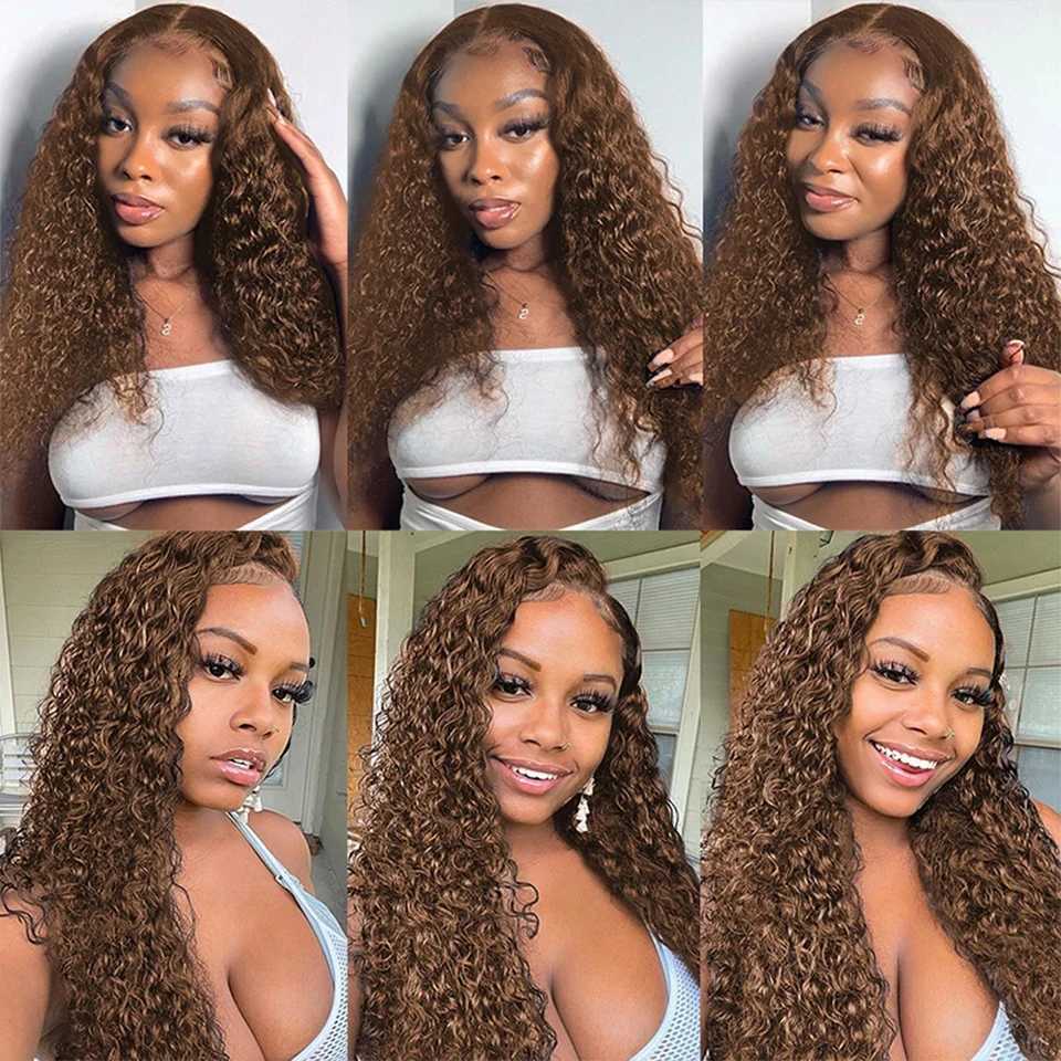 15A Mongolian Kinky Curly 3/4 Bundles With Clo Human Hair Bundles With Frontal Clo Loose Deep Wave Bundles With CloXJ250120