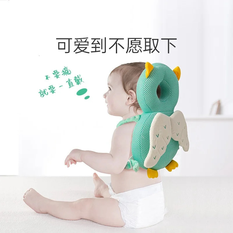 1-3T Baby Head Protector Anti-fall Cushion Back Prevent Injured Toddler Safety Pad Cartoon Security Pillows Protective Headgear 250117