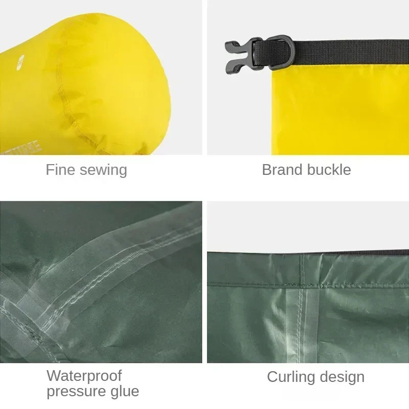 815253575L Waterproof Dry Bag Sack Ultralight Drifting Swimming Clothes Storage Rafting Kayaking Sport 250121