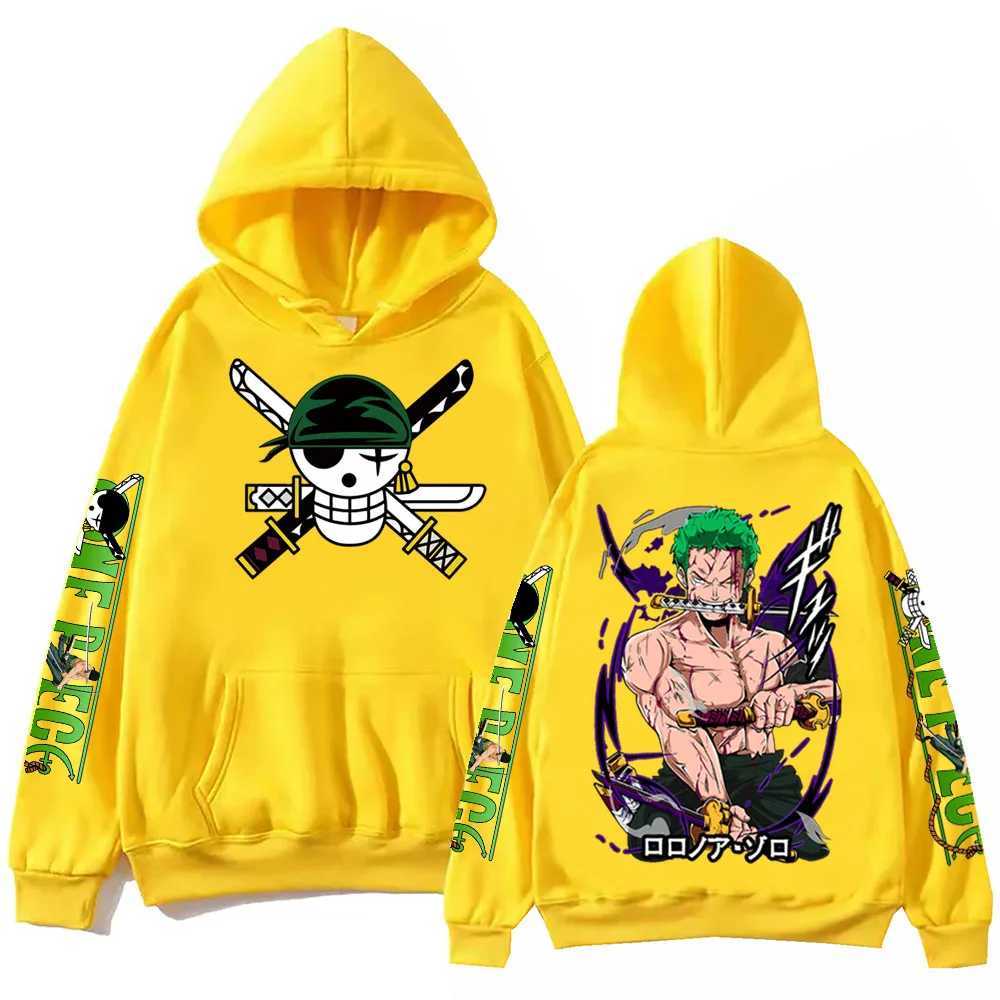 Anime One-Piece Zoro Hoodie Harajuku Hip Hop Pullover Tops Fans GiftXJ2500118