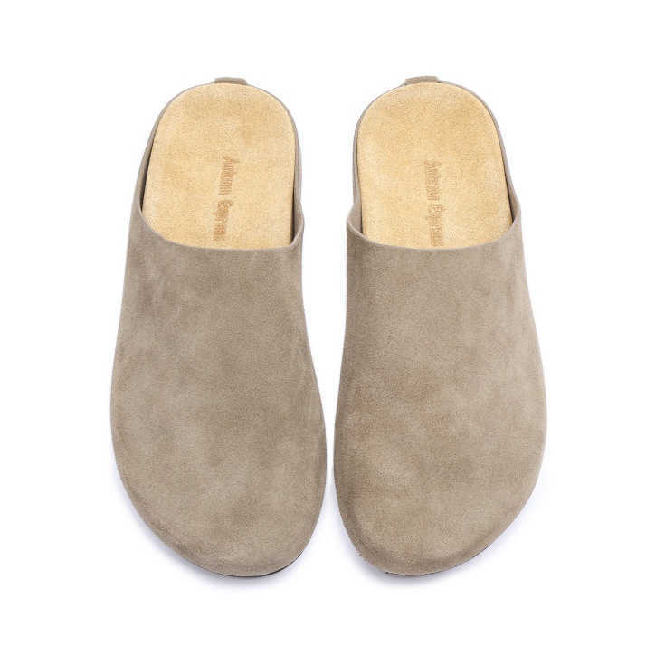 sandals slides clogs Row lazy person flat bottom wearing half with a bun mens and womens ller slippers cow B cken shoes 250301