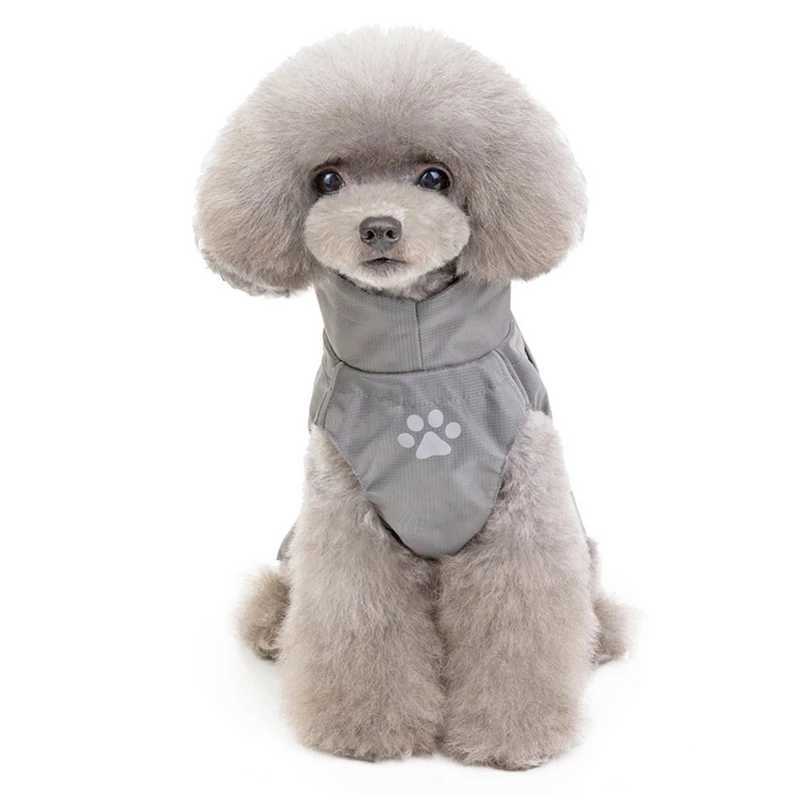 Small Dog Raincoat Winter Dog Clothes Waterproof Jacket Coat Night Reflective Dog Clothes Puppy Raincoat Winter Jacket CoatXJ250121