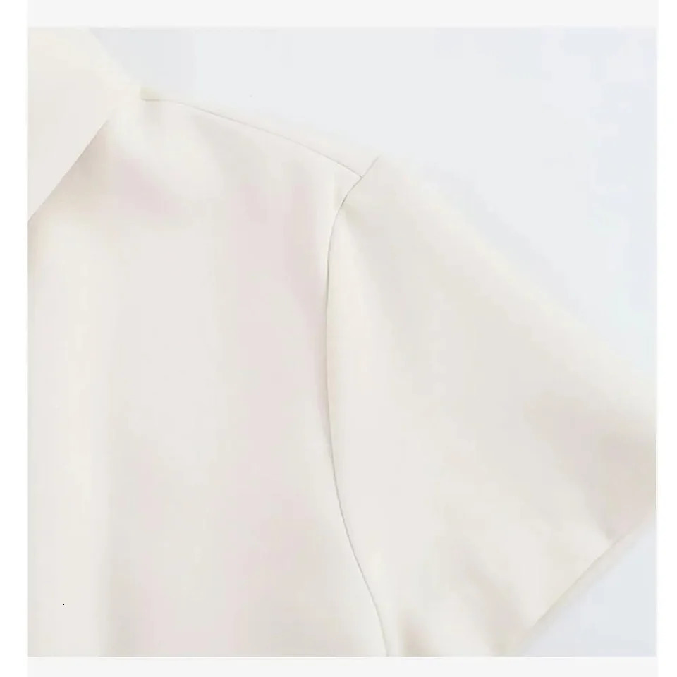 2024 Summer Womens Fashion Style Solid Color Casual Single breasted Collar Shirt Dress Fashionable and Versatile 250107