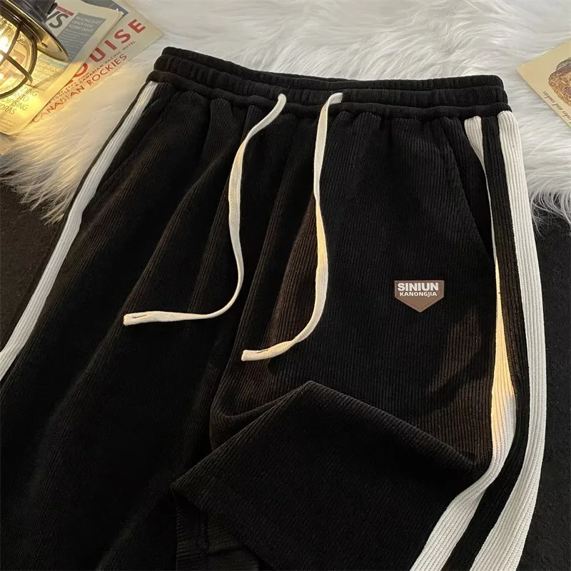 2025 Summer Casual Shorts For Men American Retro Loose Straight Short Pants Fashion Strip Contrasting Color gym shorts 250117