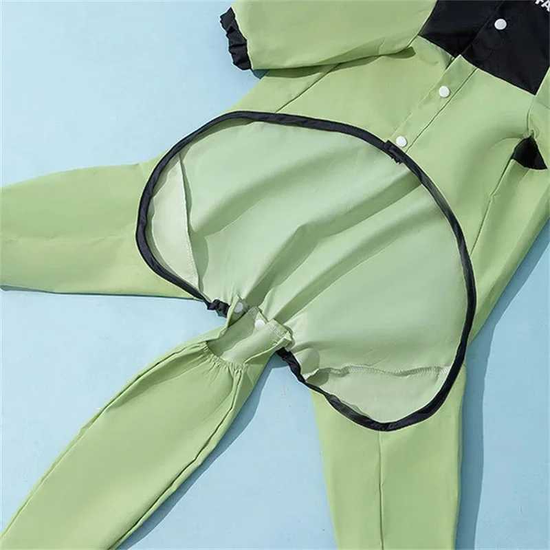 Dog Raincoat Cute Cat Windproof Water All-Inclusive Hooded Rain Poncho Outdoor Poncho Small And Medium Dogs Pet SuppliesXJ250121