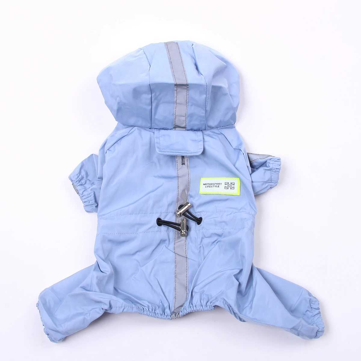 Dogs And Cats Reflective Raincoat Jumpsuit Pet Puppy Coat Jacket Windbreaker Apparel 4 Sizes 3 ColoursXJ250121