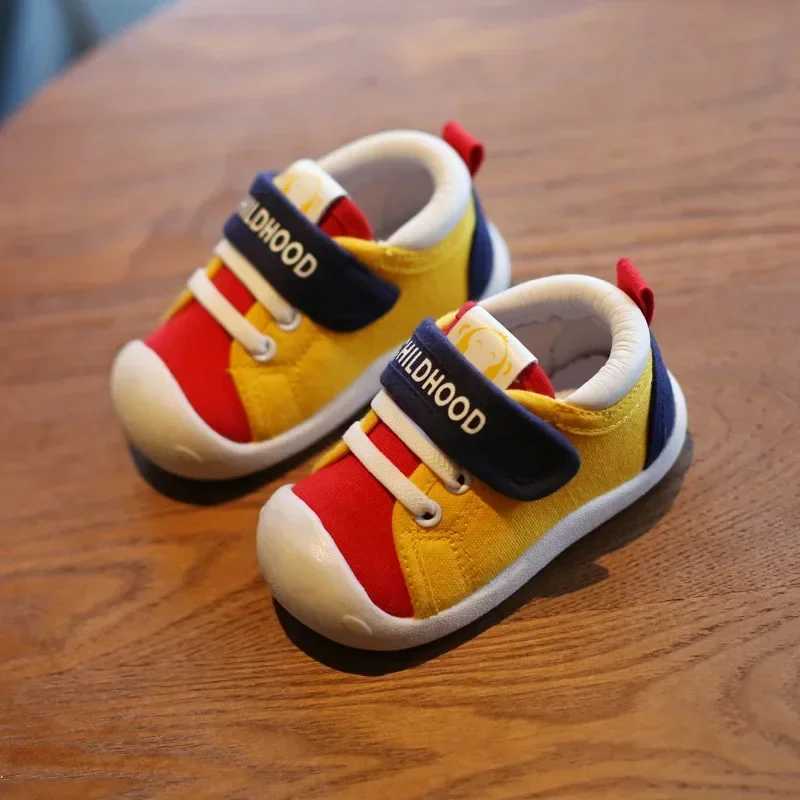 Spring Infant Toddler Shoes Girls Boys Casual Canvas Shoes Soft Bottom Comfortable Non-slip Kid Baby First Walkers Shoes X250129
