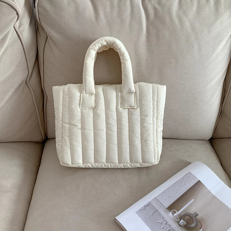 Trendy Women Handbag Fashionable Large Capacity Lightweight Down Bag 5 colors 250122