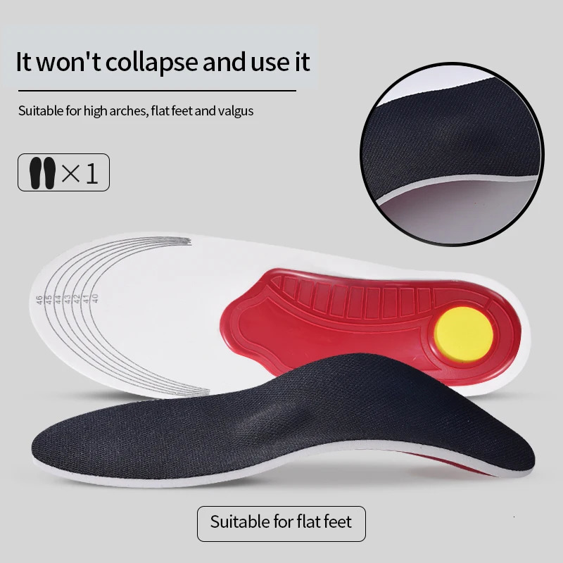 Premium High Arch Support Insoles Gel Pad 3D Arch Support Flat Feet for Women Men Orthopedic Foot Pain Damping Cushion 250120