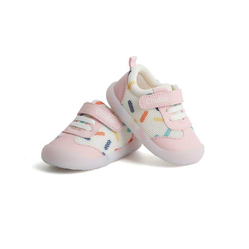 Baby Boys Girls Breathable Mesh Toddler Shoes 1-2 Years Old Non-slip Soft-soled Sneakers X250129