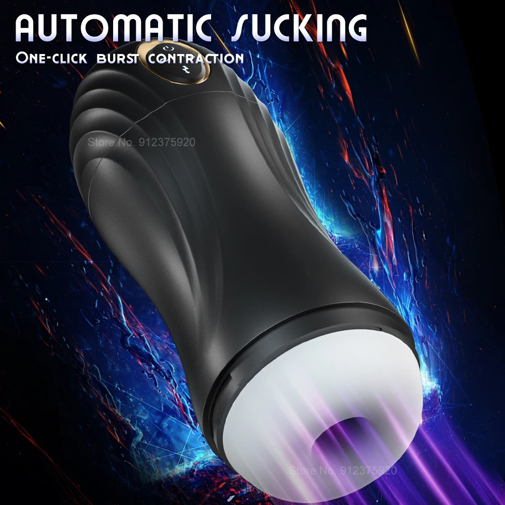 Male Masturbator Toys Automatic Sucking Masturbation Cup For Men Deep Throat Oral Vagina Suction Blowjob Vibrating Sex Machine 250121