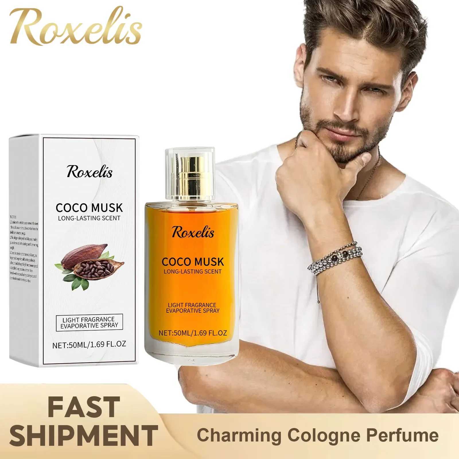 Men Cologne Lasting Perfume Light Fragrance Increase Attraction Confidence Attract Women Sandalwood Aroma Coffee Scent PerfumeXJ250220