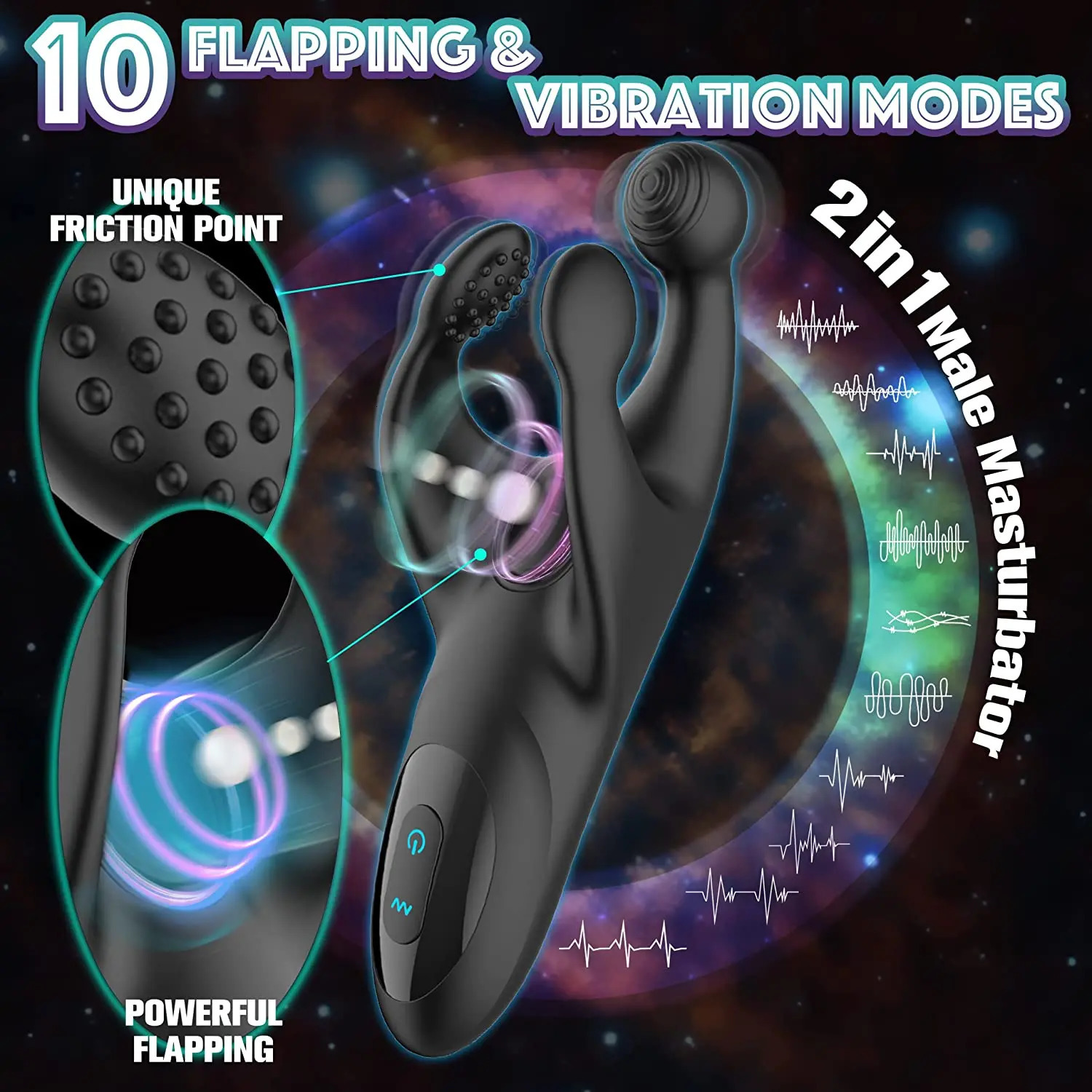 Vibrating Male Masturbator Glans Vibrator Electric Penis Massager Delay Trainer Exerciser Vibrations Stimulator Adult Sex Toy 250108