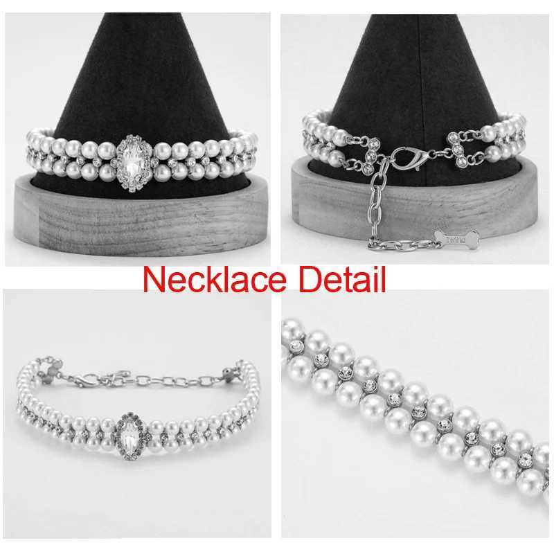 Luxury Rhinestone Puppy Collar for Small Dogs Cat Necklace Bling Crystal Jewelry Pet Accessory Princess Diamond Wedding Collar X250129