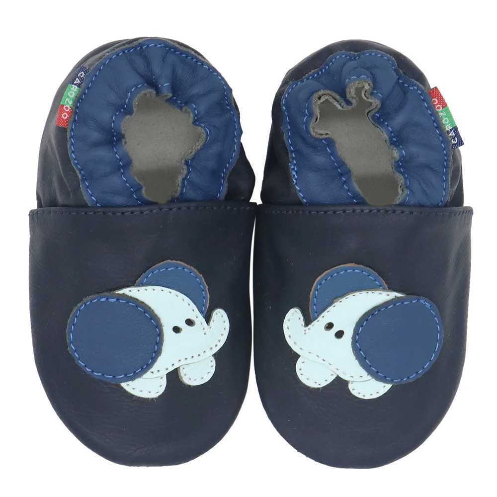 002Carozoo Girl Boy Shoes Soft Sheepskin Leather Shoes Skid-Proof Soft Sold Shoes Baby First Walkers Shoe Fit 0-24 Month X250129