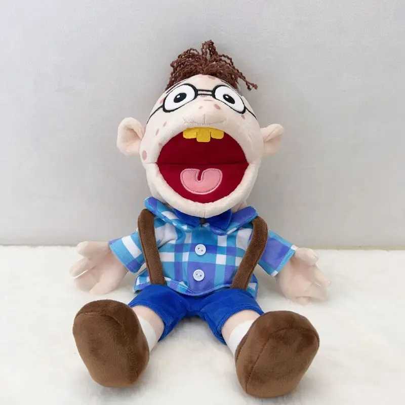 Free shipping Hand Zombie Boy Brinquedo Kawaii Stuffed Animal Jeffy Puppet Family Real Sml Doll Childrens Toy Gifts