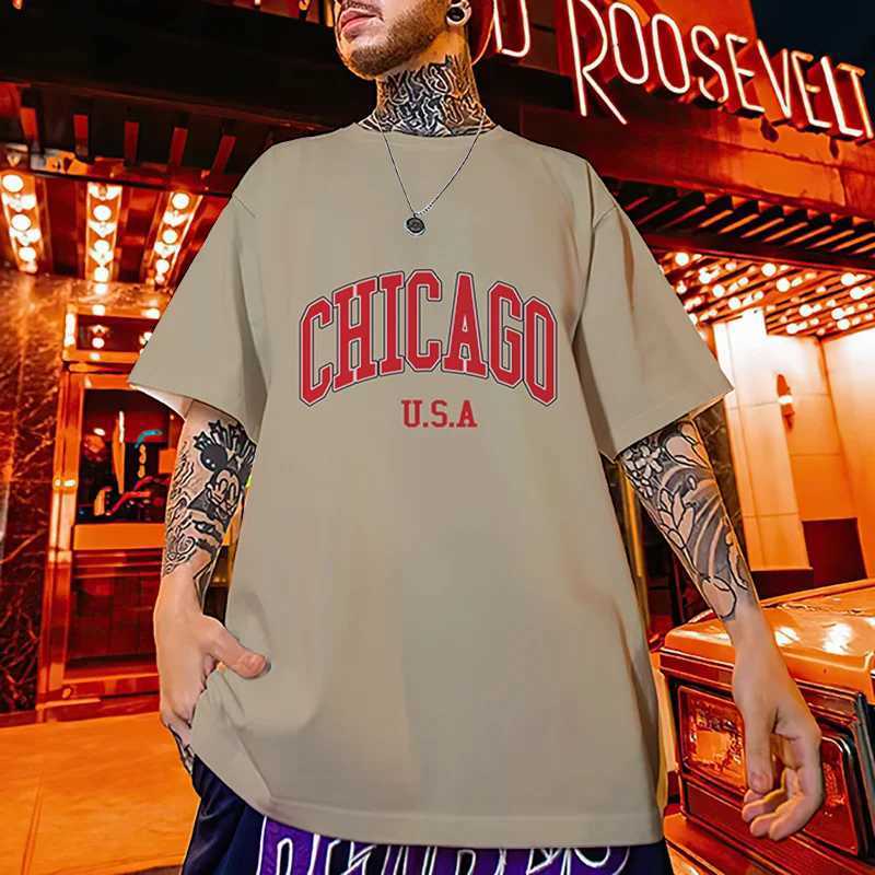 New Casual Summer T-Shirt 3d English Print Oversized T-Shirt For Men Simple Fashion Man Clothing Loose Breathable Tees Tops 2024XJ250117