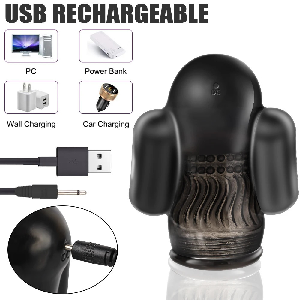 Male Masturbator Penis Pump Vibrators For Men Glans Sucking Cock Enlargement Exerciser Delay Vaginal Sex Toys Adult Erotic Goods 250108