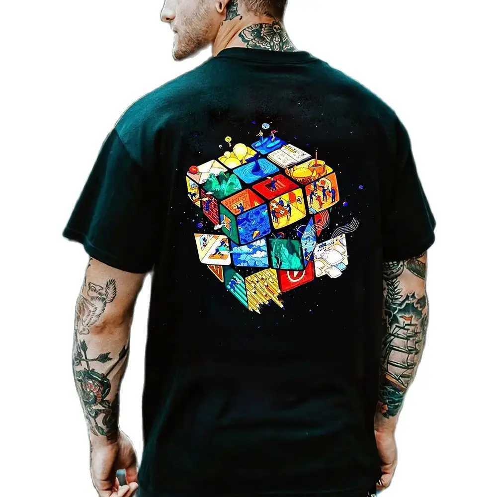 Vintage T-shirt Mens 3D Printed Short Sleeve T Shirt Casual Street Tops Loose Funny T-shirts Oversized Tees Shirt Men ClothingXJ250117
