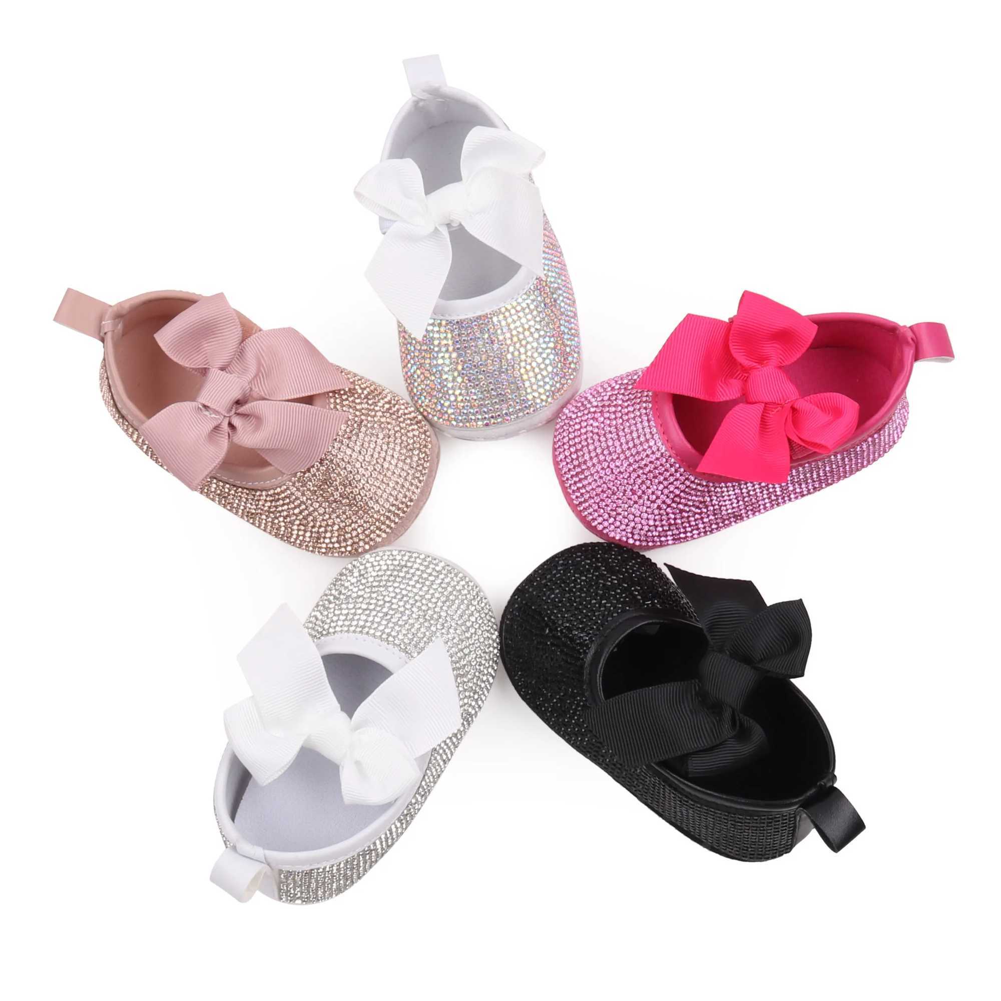 Baby Beautiful Shoes High Quality Newborn Toddler Girls Sneaker Spring and Summer Sandals Cute Bowknot Shiny Diamonds BBW3204 X250129