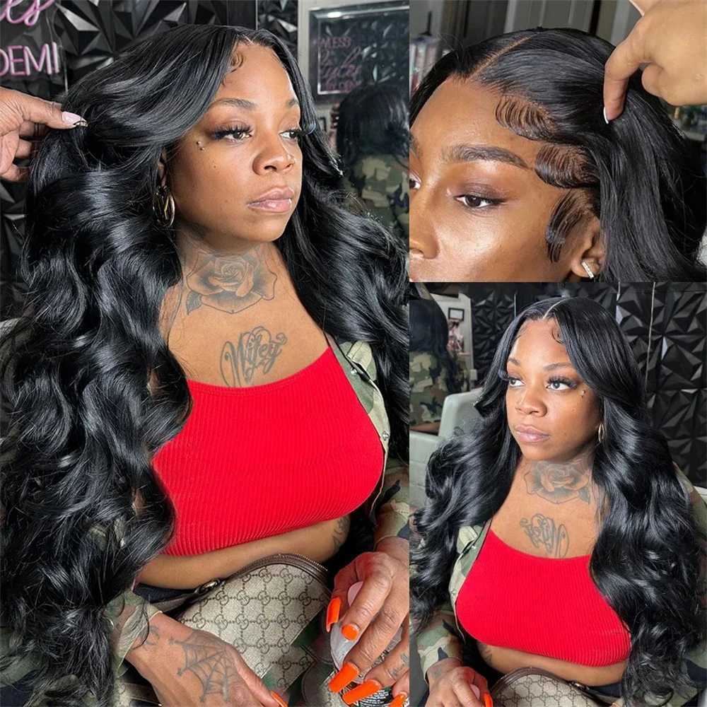 28 30 Inch Body Wave Bundles With Lace Frontal Brazilian Double Drawn 100% Raw Human Hair Bundles with Clo Frontal 13x4 LaceXJ250120