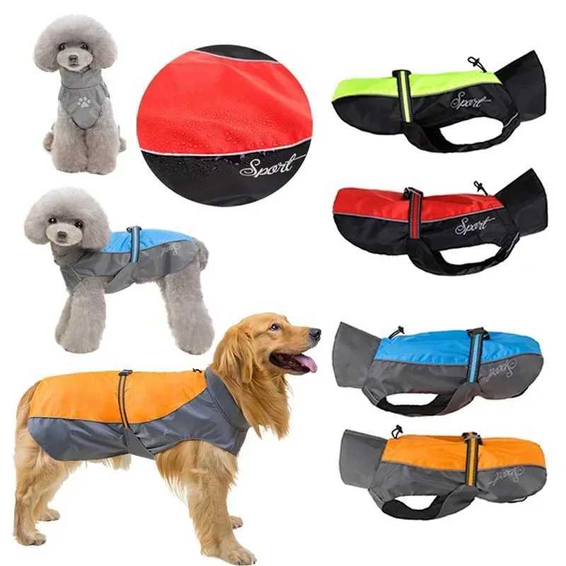 Dog Raincoat for Small Large Dog Cat Clothes S-9XL Waterproof Pet Apparels Reflective Chihuahua Clothing Pug Coat Pet SuppliesXJ250121