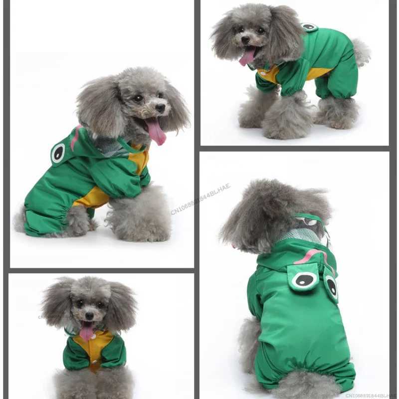 Puppy Raincoat Waterproof Dog Clothes Chihuahua Schnauzer Rain Coat for Small Dogs Jumpsuit Reflective Raincoat Dogs AccessoriesXJ250121