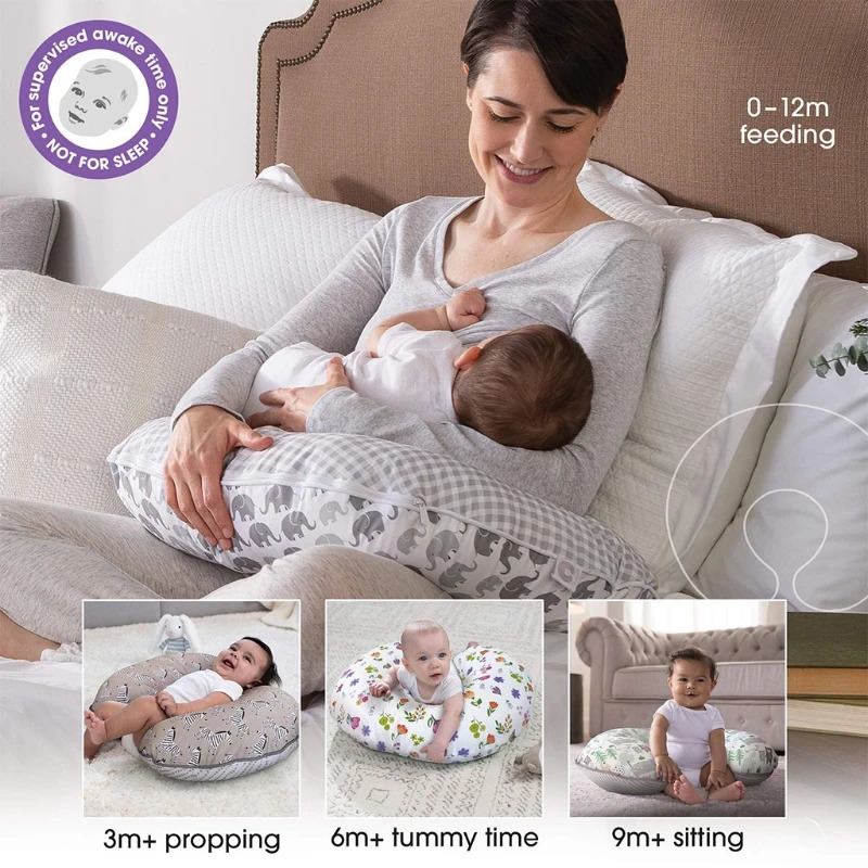 U-Shaped Nursing Pillow born Baby Breastfeeding Supports Bottle Feeding Propping Comfortable Cotton Pillows Gifts 250117