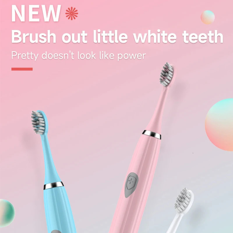 Electric Toothbrush for Adults Soft DuPont Bristle Portable Battery Endurance IPX6 Waterproof Intelligent Effective Oral Care 250115