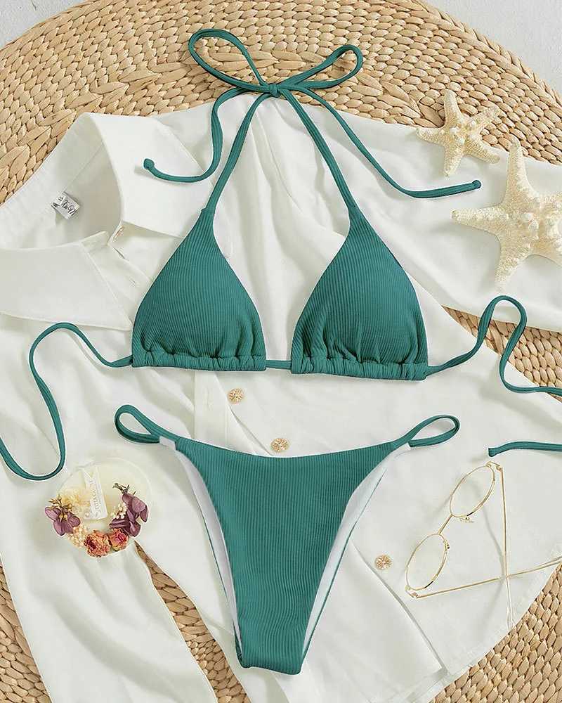 2025 New Style Brazilian Bikini Set Pad XS-XL Beach Swimwear Women Maio Biquinis Swimsuit Tankini Femme Badp Dames jerXJ250120