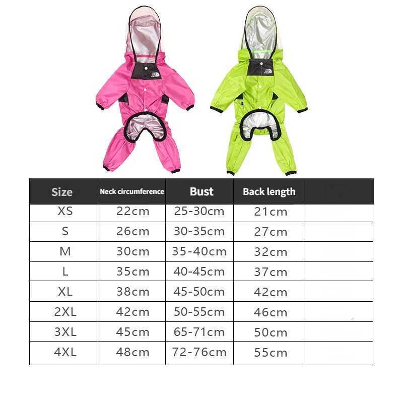 Pet clothing dog all-season raincoat four legged coat transparent PU waterproof clothingXJ250121