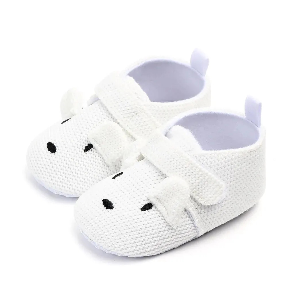 Meckior Baby Slippers Casual Baby Boy Girl Knit Crib Shoes Cartoon Soft Sole Anti-slip Prewalker Reptiles Toddler Baby Shoes 250118