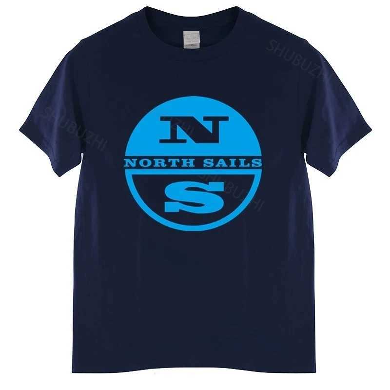 100% Cotton T Shirt Men Crew Neck Tops Funny Men Clothing White T-shirt Tshirts Black Tee North Sails Homme Black T-shirtXJ250117