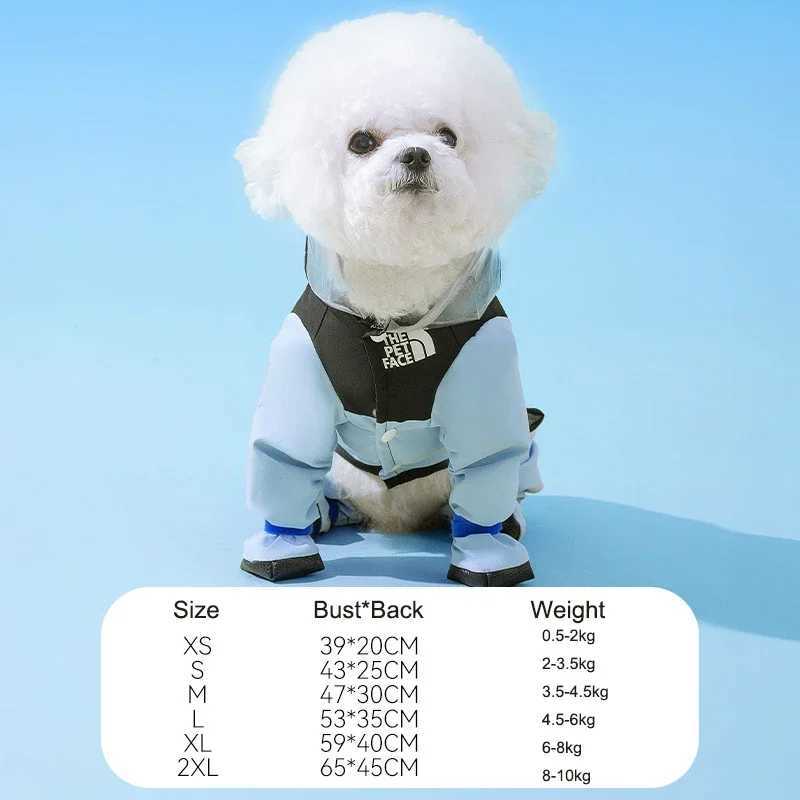 Dog Raincoat Cute Cat Windproof Water All-Inclusive Hooded Rain Poncho Outdoor Poncho Small And Medium Dogs Pet SuppliesXJ250121