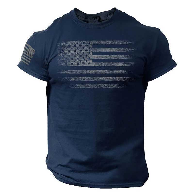 New American USA Flag T-Shirts Print Men Women Fashion Short Sleeve Cotton T Shirt Streetwear Harajuku Unisex Tees Tops ClothingXJ250117