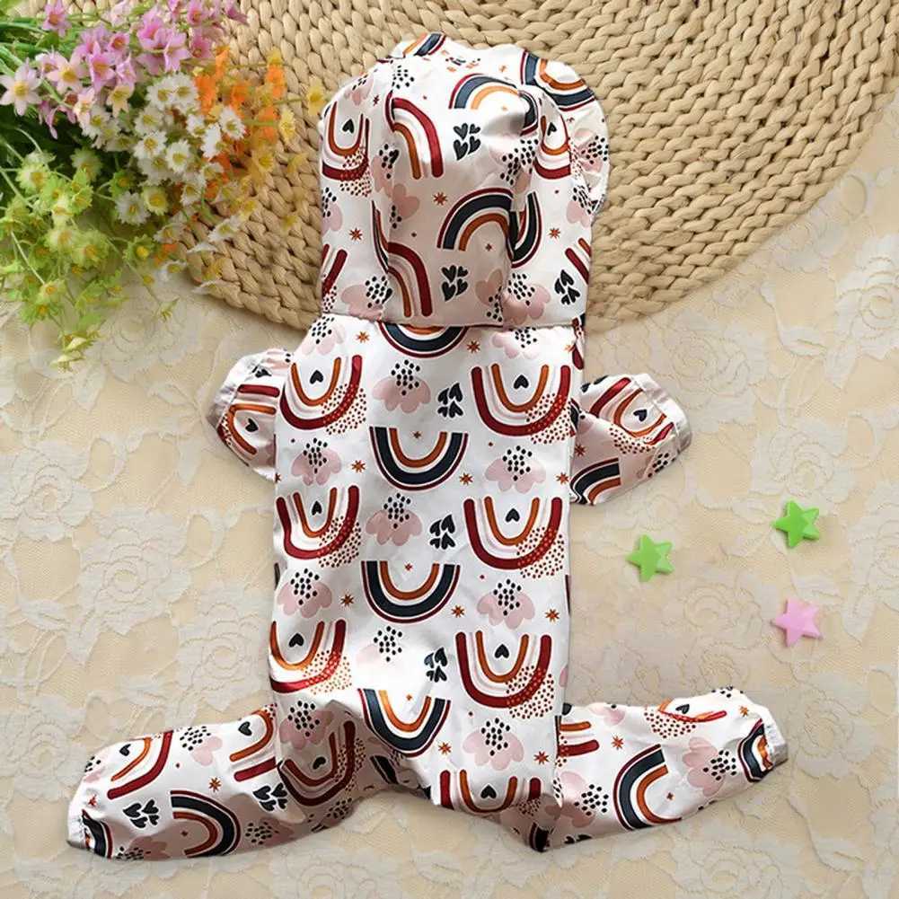 Cartoon Pattern Pet Raincoat Dog Raincoat Waterproof Cartoon Print Pet Raincoat with Hood for Small Medium Dogs for DogsXJ250121