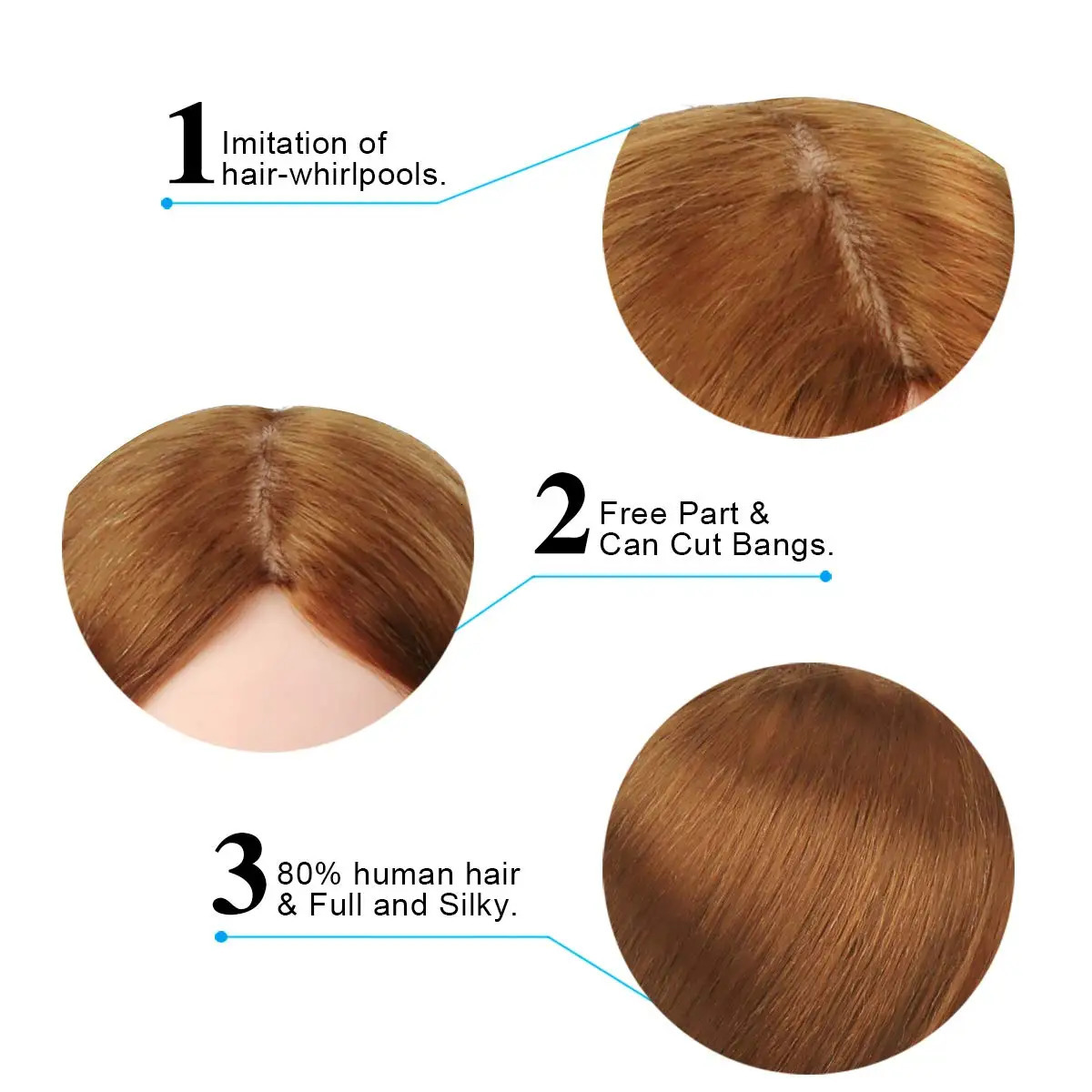 Hair Doll Head For Hairstyles Mannequin Head Hair Training Head Braid Hairdressing Practice Hair Styling Child Gift 250114