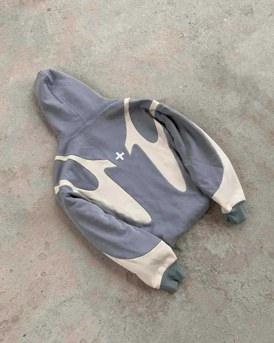 Y2K Retro zip up Hoodie Men Harajuku Hip Hop Vintage Gothic Sweatshirt High Street Punk Hip Hop Tops StreetwearXJ2500118